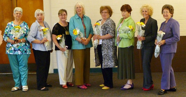 At the May luncheon meeting the Fillmore Ebell Club installed Fay Swanson for another year of presidency. The installing officer was Margaret Haskel. Other women installed were Marlene Schreffler 1st VP, Vivian Johnson 2nd VP, Melodie Stitch 3rd VP, Venita Bloxham and Trish Armstrong co-4th VPs, Pat Alto Recording Secretary, Lavonne Deeter Corresponding Secretary, Mary Ford Treasurer. The club is now dark until September when they will be meeting once a month to enjoy the arts at their monthly catered lunch in the Memorial Building. If you would like to learn more about the Ebell Club or perhaps become a member please call Melodie Stitch at 521-1400 or any other member. Courtesy of Marlene Schrefler.