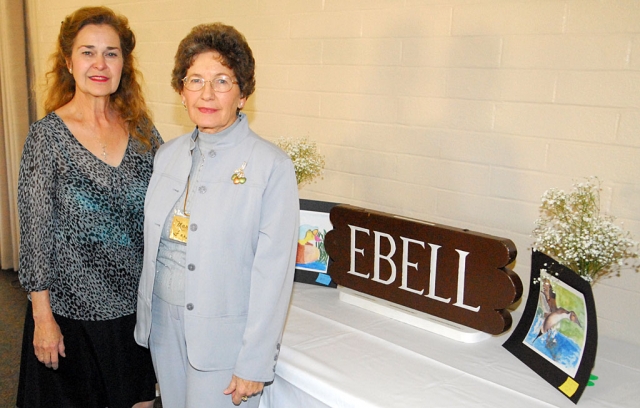 Seen in this photograph are Fillmore Ebell Club President, Mary Ford, and Fillmore Middle School Art Department Chair, Doris Nichols. The Fillmore Ebell Club recently donated $500.00 toward the purchase of Art books for the Fillmore Middle School. Ms. Nichols accepted the donation, and showed the Ebell Club ladies some of her students' artwork at a recent meeting. Under Ms. Nichols' direction, students at the Fillmore Middle School have won many state and local awards. The Fillmore Ebell Club has over the years regularly donated to local schools, theater groups, organizations, and causes, to benefit and promote the Arts in Fillmore. If you are interested in becoming a member, please contact Trisha Armstrong at 805-727-1901.