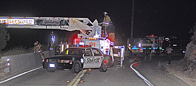Sheriff’s deputies and other rescue personnel searched late into the night for a man who jumped over the cliff near Dead Man’s Curve on Goodenough Road after being stopped by a deputy at about 10 p.m. Extensive efforts to find the man, including a helicopter search, failed. No other information was available at press time.