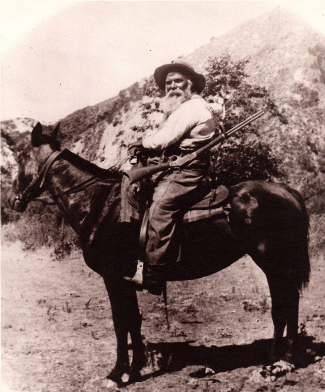 Juan Fustero, circa 1915, the Saddle Maker who settled in the hills and canyons around Piru. Photo Courtesy Fillmore Historical Museum.