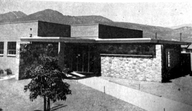 Fillmore Branch Library, 1955 prior to opening. Photo taken April 7, 1955 by The Herald. Photos courtesy Fillmore Historical Museum.