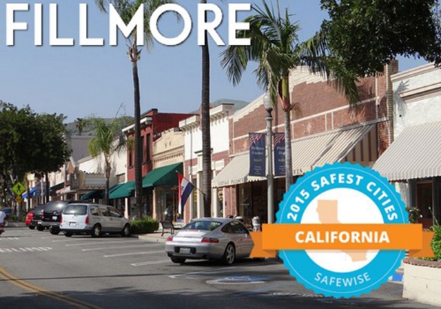 Photo of downtown Fillmore courtesy of Safewise.com
