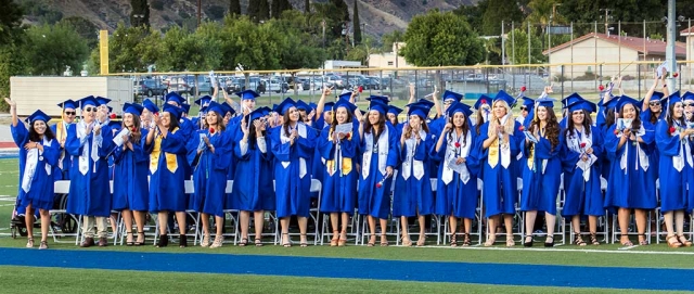 Fillmore High School Class of 2017 took their last walk to the podium Thursday night, June 8, 2017. Approximately 214 Seniors graduated. The evening went as follows: Processional “Pomp and ‘Circumstance”, Band Jerry Cruz; Welcome Joanne Dabbs, Assistant Principal; National Anthem “The Star Spangled Banner”, Giselle Lozano; Pledge of Allegiance Dillon Gaiarza, ASB President; Personal Message “New Beginnings” Sarah Stewart, Senior Class President; Personal Message “Life” Matthew Dollar, FHS Teacher; Person Message “Crossr5oads” Like Myers, Valedictorian; Presentation of Awards Dr. Adrian Palazuelos, District Superintendent; Presentation of Class Joanne Dabbs, Assistant Principal; Presentation of Diplomas Ronda Reyes-Deutsch, Dena Wyand, Counselors, and Scott Beylik, Kellie Couse, Virginia De La Piedra, Sean Morris, Lucy Rangel, Members, Board of Education; Alma Mater Band; Tassel Ceremony Marilyn Sandoval, Salutatorian. Congratulations Fillmore High School Class of 2017! Photos Courtesy Bob Crum.