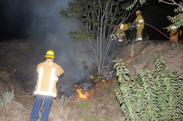 The Fillmore Fire Department responded to a flare-up of the Goodenough incident above Teitsort Dr. Wednesday of last week.