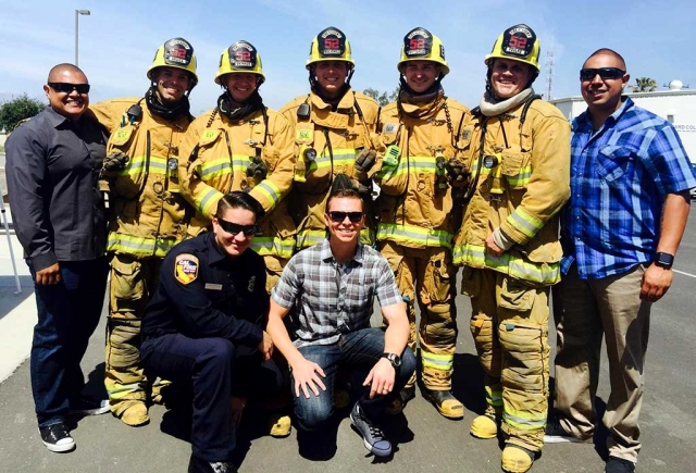 Five former Fillmore Firefighters graduated from a class of 52 Ventura County Fire Deparment in Ventura Academy last week. Top row, Billy Gabriel FLM, Austin Araiza VFD , Russell Skinner VFD, Brian Mulvehill VFD, Ryan Whitebread VCFD, Austin Foulke VFD, Jason Arroyo FLM. Bottom row, Jorge Rivera CalFire, and Ryan Anderson FLM.