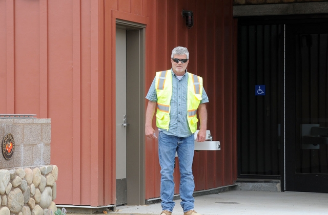 On Monday, June 17th, Jim Van Voorhis, Senior Public Inspector of the Engineering Services Department for the Ventura County Public Works, gave the Gazette a tour of the new Ventura County Fire Station, located at the corner of River and C Street. Ventura County's new Firehouse #27, located at the corner of River and C Streets, is 