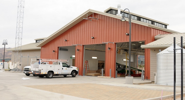 The new Ventura County Fire Station, at the western corner of C and River Streets, is seeing activity for the first time in nearly a year.
