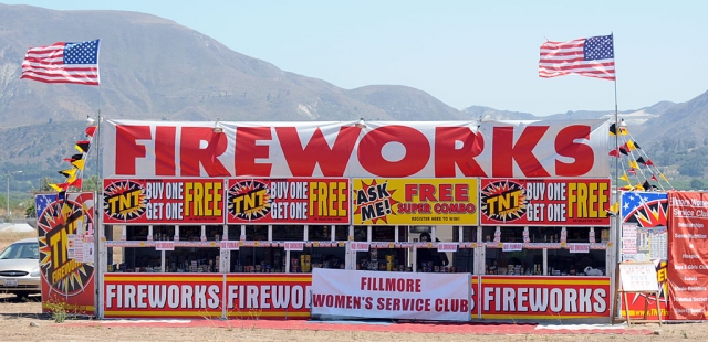 Fillmore Women’s Service Club was one of many booths that volunteers worked at during the 4th of July holiday.