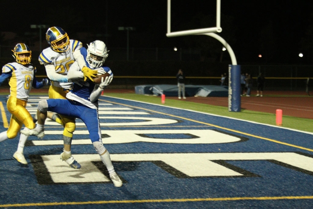 (above) Fillmore Flashes team up to take down a Ranger player as he tries to make his way past the Flashes defense. On Friday, April 16th, Fillmore Flashes hosted their last game of the 2021 football season against Nordhoff High School. The Flashes played hard but fell short losing to Nordhoff 8-28. The Flashes finished the season 1-4 overall. Photos courtesy Crystal Gurrola. 