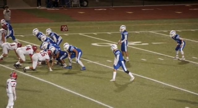 Pictured above are the Flashes as they set up to hike the ball during Friday’s game against Carpinteria. FHS Senior Jared Schieferle led the Flashes in throwing 311 yards breaking a school record and 4 touchdowns.