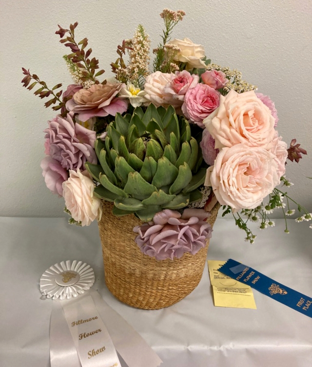 Above is an entry from last year’s Fillmore Flower Show. Photo courtesy Jan Lee.