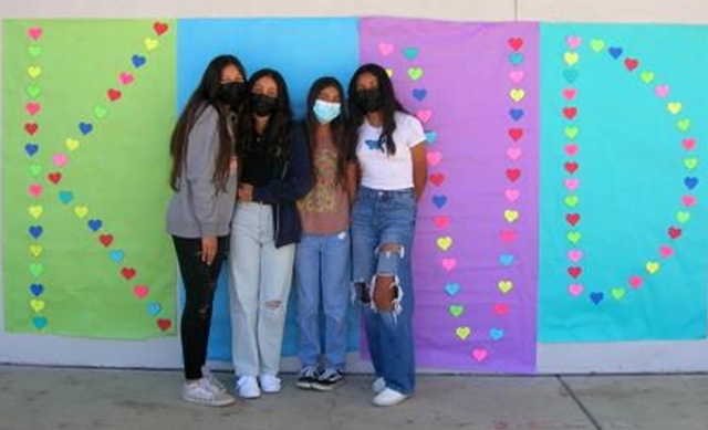 It’s Friendship Month at Fillmore Middle School! Let’s practice being the “I” in KIND to each other. Above are some friends putting the “I” in KIND. Courtesy Fillmore Middle School Blog. 