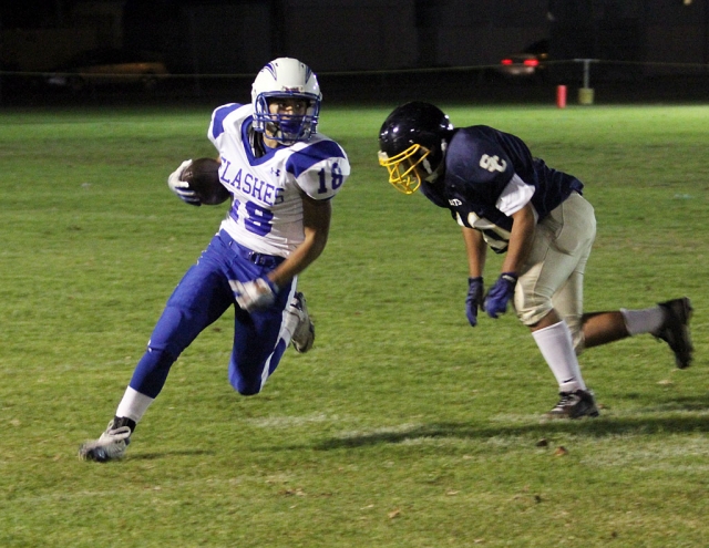 Varsity Football Highlights: Last Friday Fillmore traveled to Santa Clara High School for their last non-league game. Fillmore beat Santa Clara 47-14. Collin Farrar had 167 yards and 4 touchdowns. Andre Sanchez had 212 yards on 12 carries. Joseph De La Mora lead in tackles with 16. According to Coach Matt Dollar, “The offense and defense line did a great job controlling the line of scrimmage.” Fillmore opens up league this Friday at home against Carpinteria.