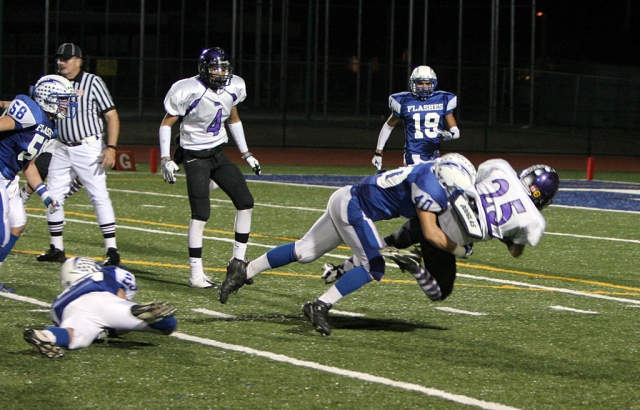 Christian Prado #40 had a great defensive game against Desert Scorpions. Prado had racked up 8 tackles.