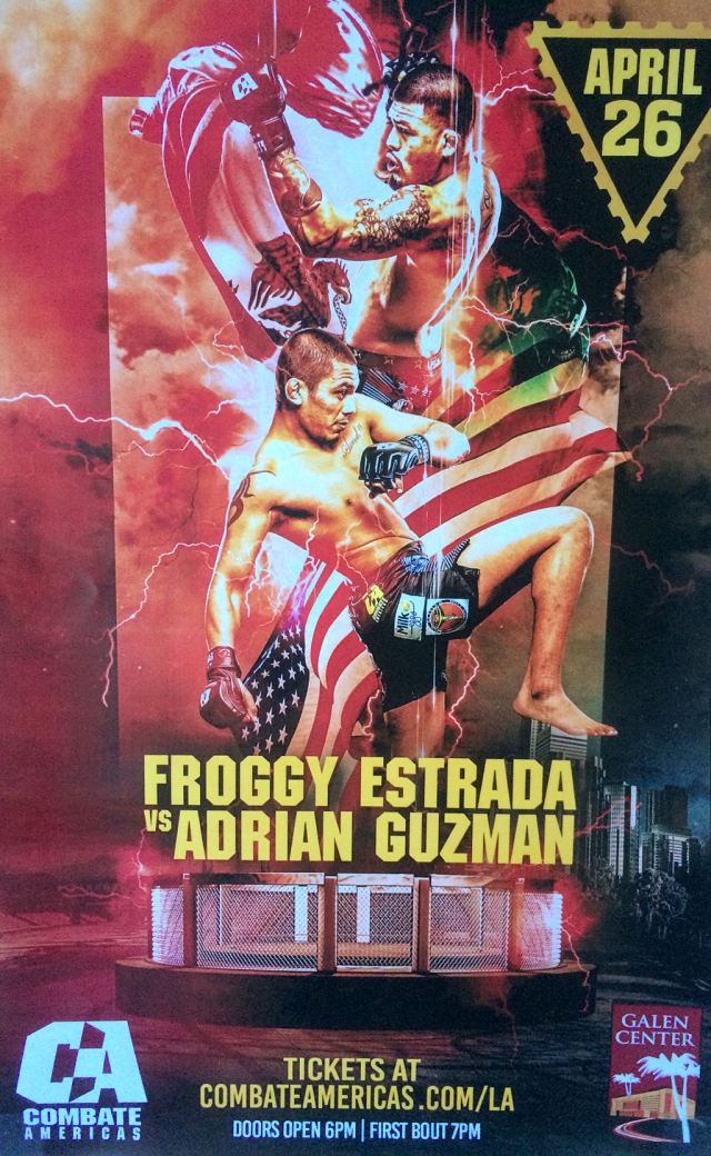 Jose “Froggy” Estrada vs. Adrian Guzman, Saturday, April 27th.