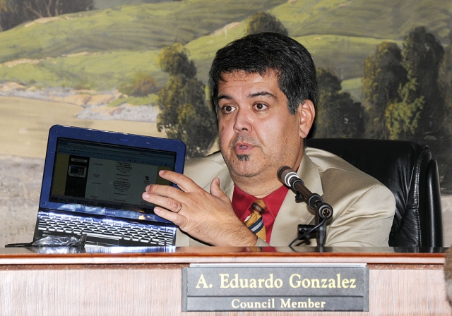 Council Member Edwardo Gonzalez, owner of Fillmore Convalescent Center and Orange Blossom Villa.