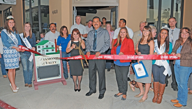Diamond Realty held its grand opening last week. The Fillmore Chamber of Commerce was on hand for the ribbon cutting, as were some of the Fillmore High School Homecoming Court. Their motto? “It is our goal as a boutique real estate company to provide you with Superior service at all times. Our areas of expertise consist of Ventura County with emphasis on the Heritage Valley. We have partnered with many Realtors® and Brokers out of our area for referral services nationally and internationally to better serve our clients needs.”