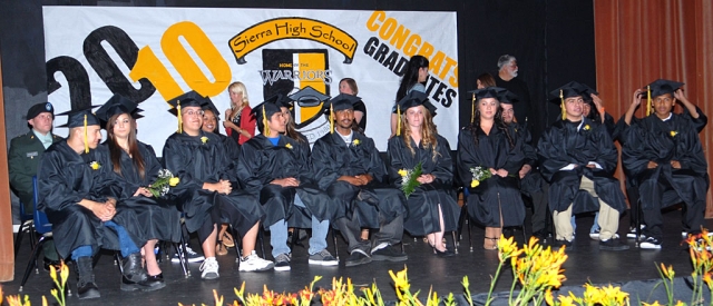 Sierra High School celebrated their graduation Wednesday, June 9 at the Sespe Auditorium.