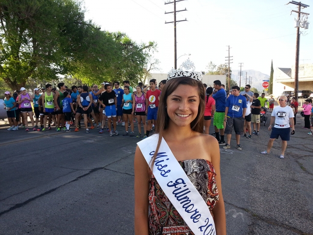 2014 Miss Fillmore Kiana Hope, honorary race starter.