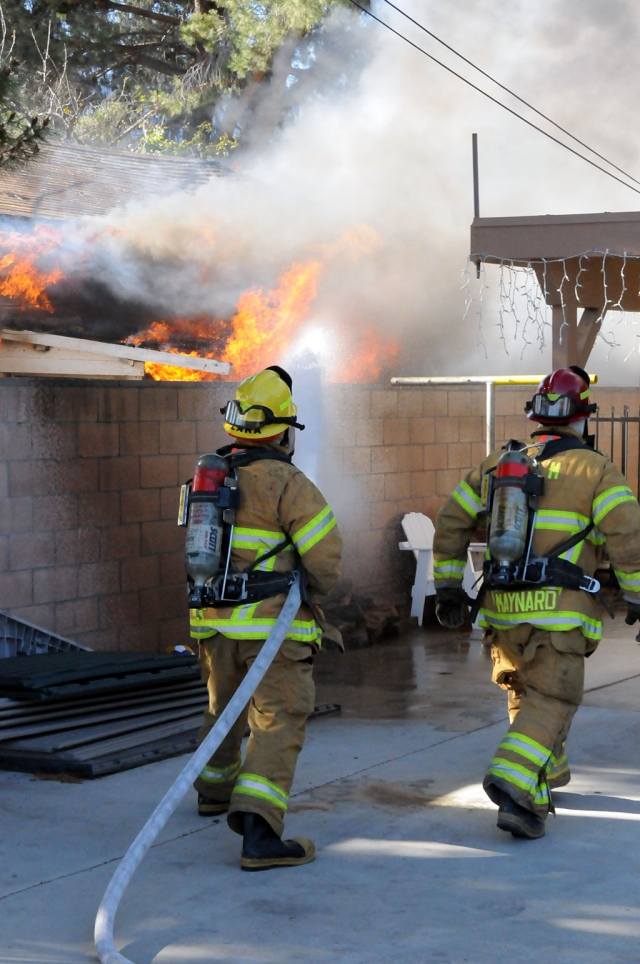 On 3/8/2011 at 3:25pm the City of Fillmore Fire Department responded to a report of a structure fire at 965 Blaine Avenue in the City of Fillmore. The structure was occupied at the time of the incident by two juveniles who escaped the structure without injuries. The cause of the fire remains under investigation however appears to be accidental and due in part to juveniles playing with fireworks inside a bedroom of the structure. Courtesy Fillmore Fire Department.