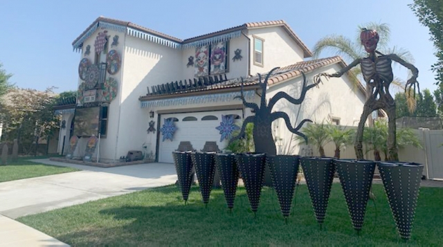 The Howard Halloween Light Show is up and running for all to enjoy this Halloween. Stop by the 400 block of Edgewood Drive in the Bridges. You can tune into 97.7 FM on your car radio to listen to the frightfully familiar music and check out the spooktacular decorations!