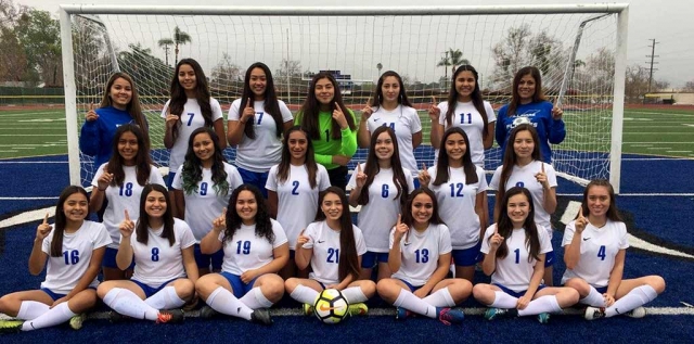 Congratulations the Flashes JV Girls Soccer for the Frontier League Championship Title for the second year in a row, great job players and Coaches. Pictured top row l-r: Coach Yazu Meza, Jacqueline Ruiz, Viviana Ruiz, Sadie Rico, Nataly Gonzalez, Natalia Mejia, Coach Jennie Andrade. Middle row l-r: Sophie Pina, Isabella Vaca, Ariana Ocegueda, Noelani Sanchez, Celialina Solis, Julissa Martinez. Bottom row l-r: Cecilia Cisneros, Sabrina Belat, Andrea Perez, Luisa Palmenn, Leslie Ramirez, Laura Avila, Briana Lopez. Courtesy Coach Omero Martinez.