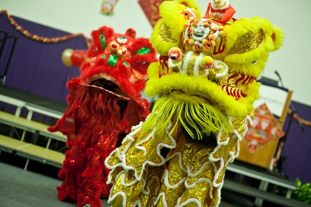 Lion Dance. Photo credit: Brian Stethem/CLU