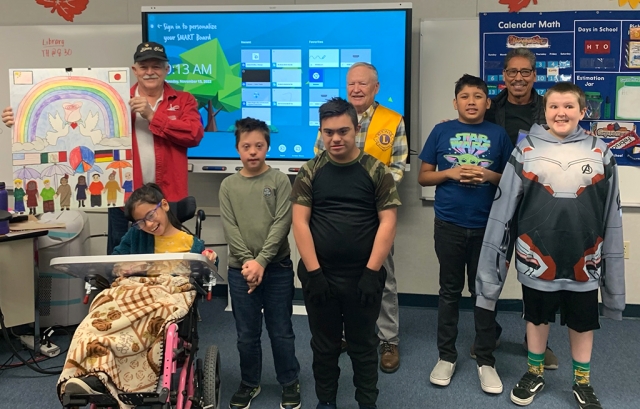 Fillmore Lions Club announced their annual Peace Poster Contest winners last week. This year’s theme was “Lead with Compassion.” Winners for best group entry was Emilio Martinez, Lupyta Castro, Ethan Kaiser, Michael Rico and Whyett Van Kalsbeek from Ms. Megan Baker-Andrade’s class at Fillmore Middle School (FMS). Photos credit Fillmore Lions Club.