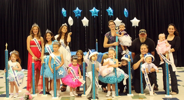 On Sunday, May 6th, the Fillmore Raiders Cheerleaders held their 3rd Annual Pageant. Pictured above are the winners. Ultimate Supreme High Point Winner, Azaria Aguilar: Pre-Teen Queen, Ryan Nunez: Junior Miss Queen, Aaliyah Morales: Little Miss Queen, Jenessa Hurtado: Tiny Miss Queen, Isabella Flores: Little Mr. King, Dominick Wadsworth: Petite Miss Queen, Delaney Vasquez: Tiny Mr. King, Andrew Morales: Wee Miss Queen, Selena Torres: Baby Mr. King, Ted Chewning III: and Baby Miss Queen, Camille Perales.