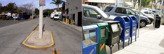 The drive-by, drop-off mail reciprocals that were in the alley behind the post office have been moved to the front of the building on Central Avenue, about 15 feet from the indoor mail slots. Why you ask? Nobody knows. The convenience of the drop-off mail box from their car window was utilized by many. Now if you want to drop off mail you have to park on Central Avenue, get out of the car and drop it in. Or you can walk the addition 15 feet and drop them inside. Does this make sense? What about the handicapped or the elderly? How long have those mailboxes been in the alley for the convenience of the community? Do you want the boxes moved back to the drive-by area? Let the postmaster/manager know. Manager Mike Dickerson, Postmaster Bill Thompson, 524-9332.