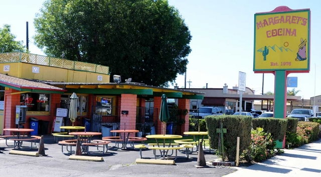 Margaret’s Cocina, a favorite restaurant for more than 40 years, will be closing March 12th. A sign on the building reads: “Thank you for your loyalty for over 40 years. Our lease is not being renewed and it is with a heavy heart that Margaret has to close its doors. From our family to yours, we will miss you!!!”