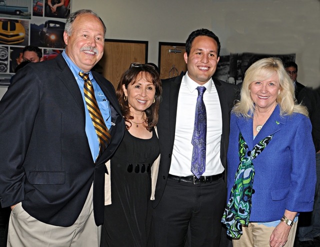 Pictured are Mario’s parents and Assembly Republican Leader Connie Conway.