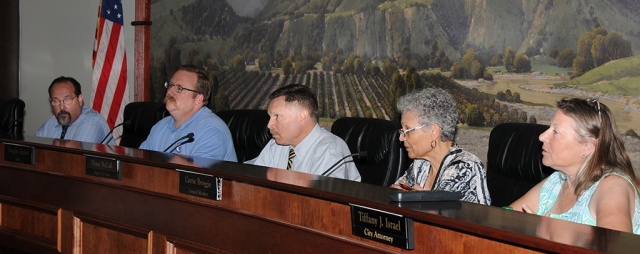 Oversight Board Members, Dr. Mike Bush, Chair Rick Neal, Jeff Burgh, Janice Turner, and Patti Walker.