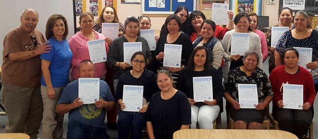 On Tuesday, January 30th Fillmore High School parents graduated from Fillmore High School’s 1st Aid for Mental Health Program, completing their 3rd and final class. They learned about mental illnesses and how to recognize them, and resources available to help.