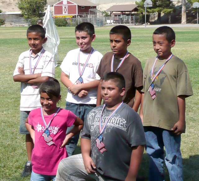 Fifth grade soccer champions.
