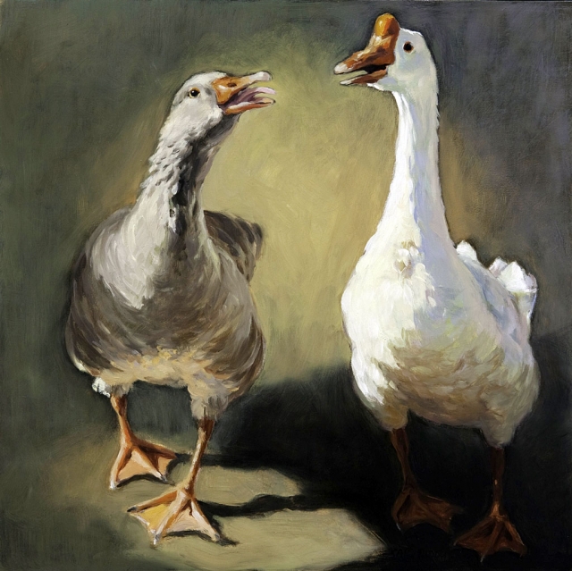 "Two Part Harmony” oil by Gail Pidduck