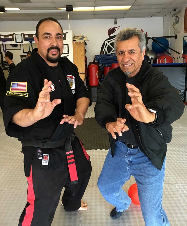 Paul Perce owner/instructor of Perce's Kenpo Karate promoted to 8th degree black belt in American Kenpo karate.  Paul is the highest black belt rank with Flores bros. and 1st ever to be promoted to 8th degree black belt by Jesus Flores. Congratulations Sifu Paul Perce on your promotion.