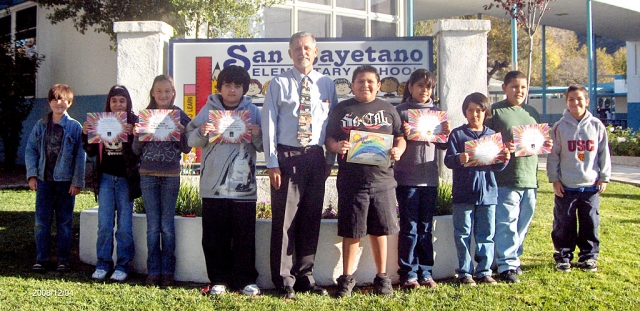 Francisco Garcia from CSUCI spoke to San Cayetano students on December 9th about how to be a good citizen.