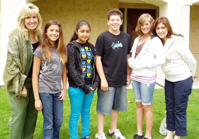 A group of Fillmore Middle School students attended a Peer Mediation Jamboree at the Ventura Center for Dispute Settlement.