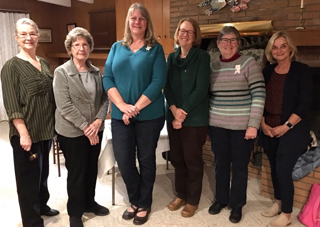 The Fillmore PEO (Philanthropic Educational Organization) Chapter GY installed new officers in March of this year. Pictured are the new officers: President Jan Lee, Vice President Mary Ford, Recording Secretary Amy Berger, Guard Barbara Peterson, Treasurer Martha Gentry, Chaplin Martha Roger. Not pictured is Corresponding Secretary Carmen Zermeno. Courtesy Martha Richardson.
