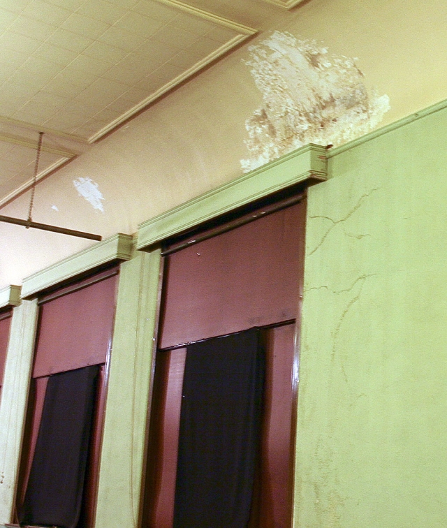The walls of the Sespe Auditorium are in desperate need of repairs.