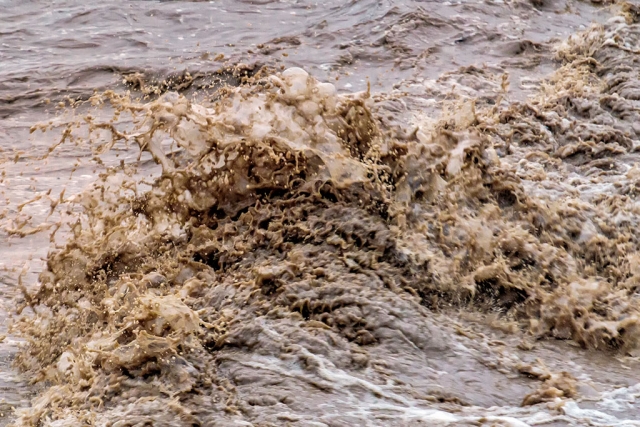 Photo of the Week: "Violent Sespe Creek upheaval" by Bob Crum. Photo data: Canon 7DMKII camera, manual mode, Tamron 16-300mm lens @110mm, exposure; ISO 5000, aperture f/11, shutter speed 1/200th of a second.