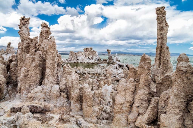 Photo of the Week by Bob Crum. Tufas on Mono Lake, Lee Vining, CA. Photo data: ISO 640, 15mm, f/11 at 1/500 seconds.