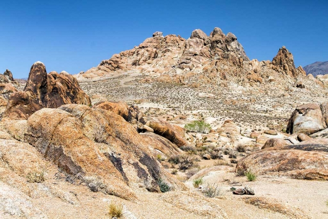 Photo of the Week by Bob Crum. "Getting lost in the Alabama Hills" Photo data: ISO 320, Canon 15-85 lens @32mm, f/11, 1/350 seconds.