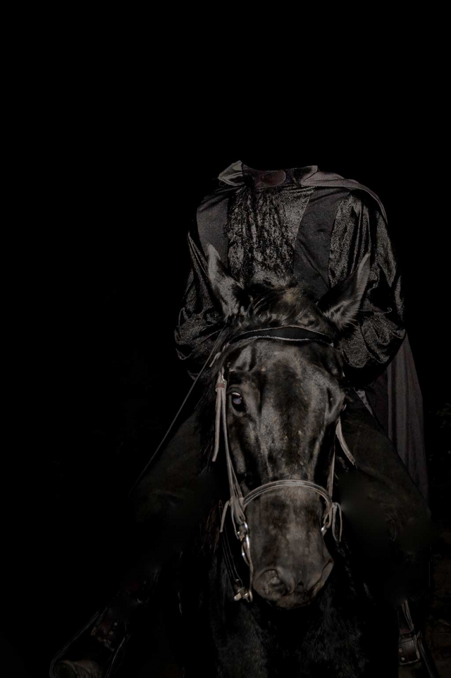 Photo of the Week "Halloween and the Headless Horseman rides again" by Bob Crum. Photo data: ISO 400, lens Canon EF-S-15-85 at 55mm, f/4.5, 1/45 seconds.