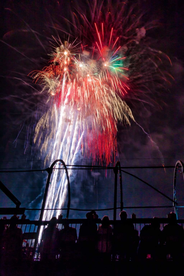 Photo of the Week: "July 4th Fireworks Finale" by Bob Crum. Photo details: ISO 100, 16-300mm @16mm, F/14 @1.4seconds.