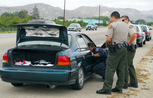 Sheriff’s deputies were quick to catch and arrest a car thief as he sped away from Fillmore, Saturday afternoon. The suspect was apprehended near Piru.