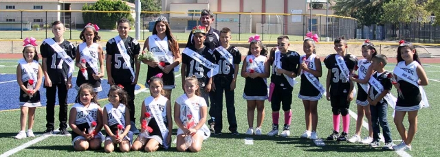 The Fillmore Raiders hosted their 2017 Homecoming games this past weekend here in Fillmore. Final Scores from Saturday, October 7th: Raiders Mighty Might Silver vs Carpinteria, 36-0, (Carpinteria); Raiders Mighty Might Black vs Santa Barbara, 14-6 (Raiders); Raiders Bantams vs Mid-Valley Silver, 28-10, (Raiders); Raiders Freshman vs LA Ducks, 0-12 (LA Ducks); Raiders Sophomores vs Santa Barbara, 7-6 (Santa Barbara); Raiders Juniors vs Santa Barbara, 30-14 (Santa Barbara); Raiders Seniors vs Camarillo Black, 26-16 (Camarillo Black).