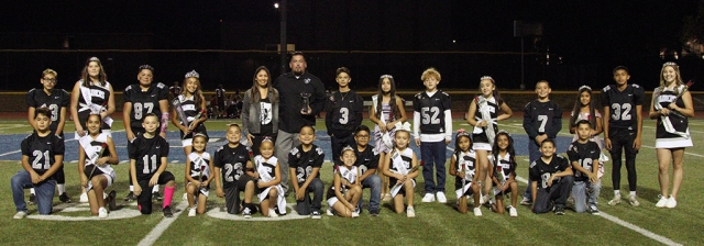 On Saturday, October 16th, the Raiders Youth Football and Cheer hosted their 2021 Homecoming at Fillmore High
Stadium. Above is the Raiders 2021 Homecoming Court. Photos courtesy Crystal Gurrola. 