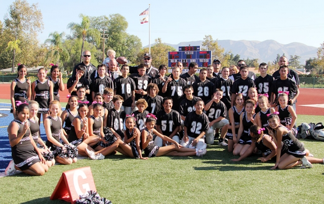 Fillmore Raiders J-2 Division went undefeated this season with a record of 8-0. First round of play-offs will start November 5th. Fillmore Raiders will play Simi Valley Vikings Green.
